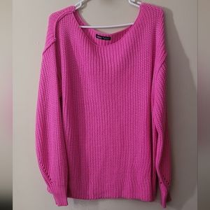 SHEIN Women's Pink Sweater